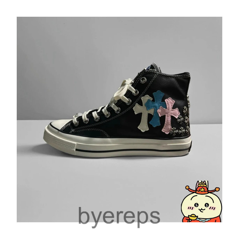 Chrome Hearts Converse Highs